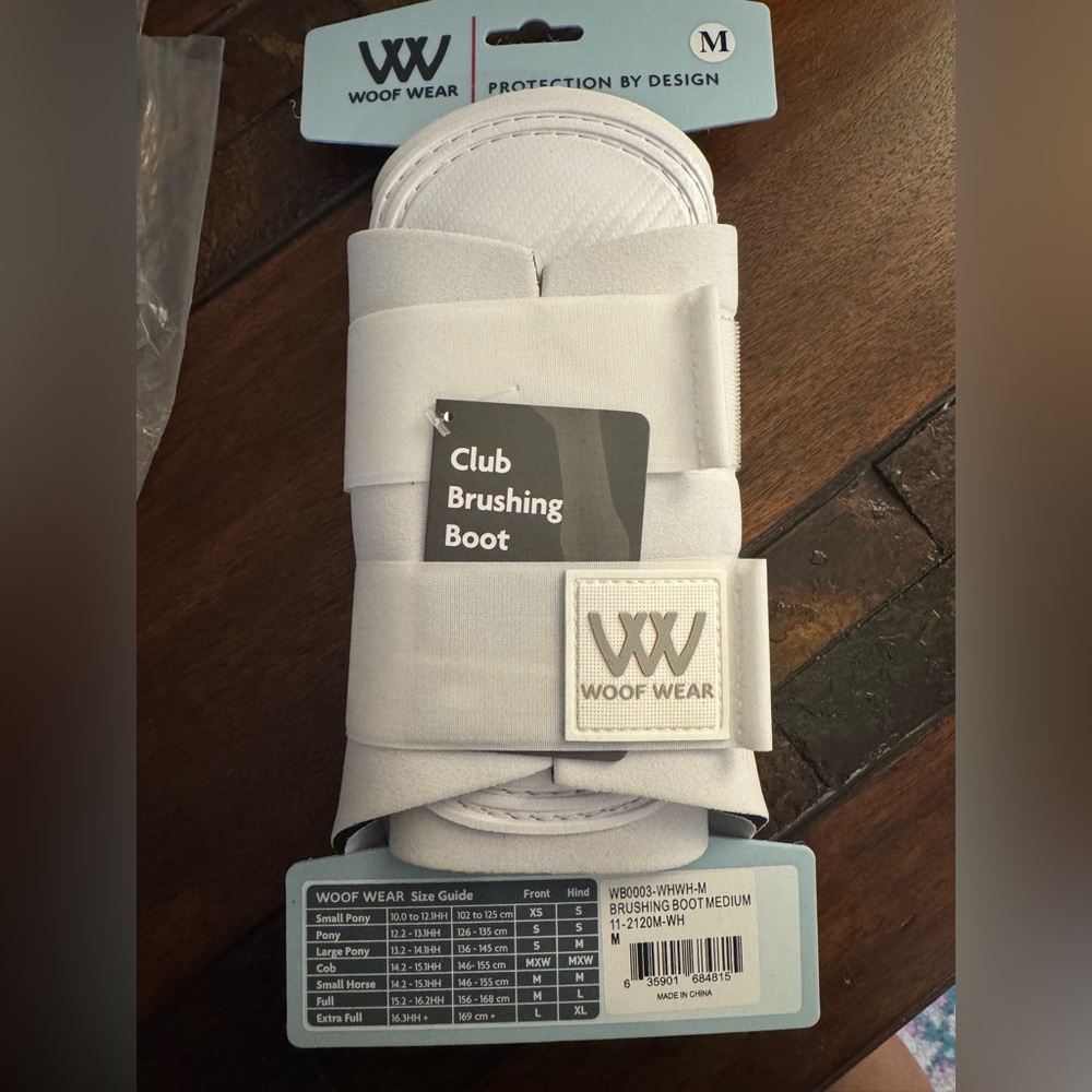 Woof Wear Club Brushing Boot - White